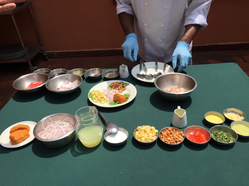 Making Ceviche in Lima